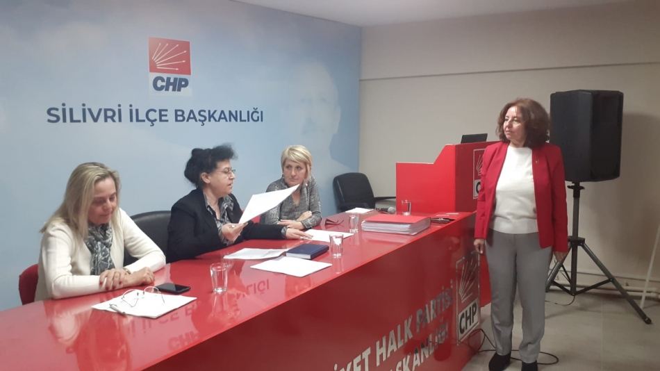 CHP Silivri Kadın Kolları yönetimi değişti