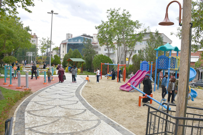 Silivri'de parkların yeni halleri çok beğenildi