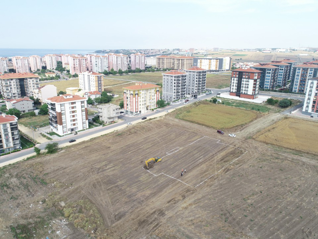 Yüzme havuzunda ilk kepçe vuruldu... Açılışa geri sayım başladı