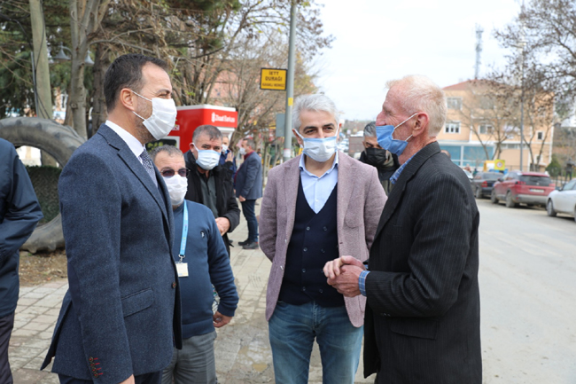 Başkan Kavaklı'da tek tek görüştü!