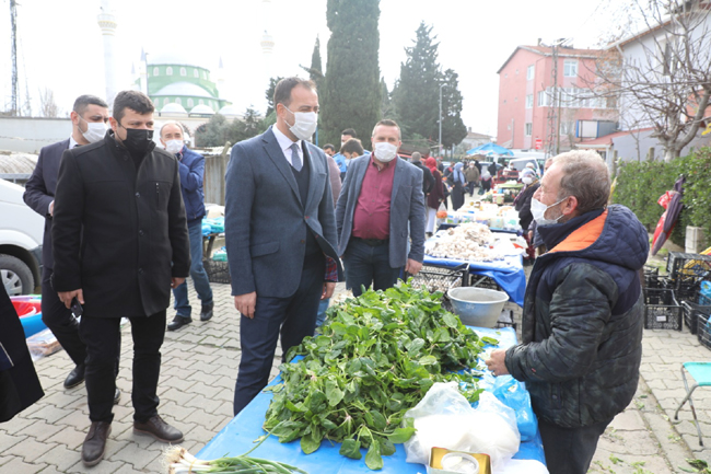 Başkan Kavaklı'da tek tek görüştü!