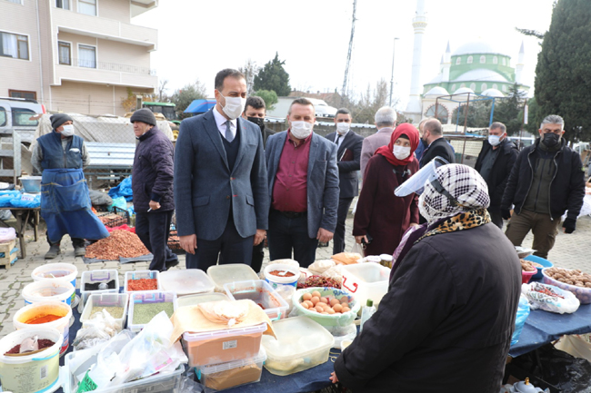 Başkan Kavaklı'da tek tek görüştü!