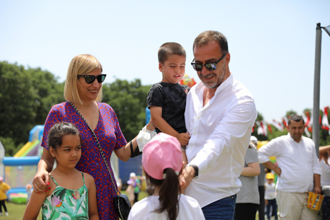 Silivri'de festival tadında şenlik... Çocuklar doyasıya eğlendi