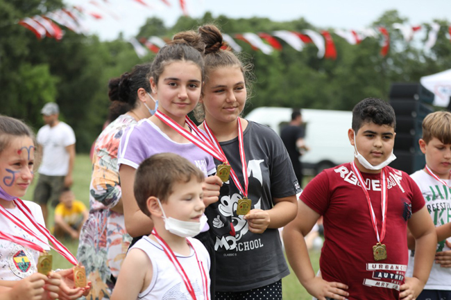 Silivri'de festival tadında şenlik... Çocuklar doyasıya eğlendi