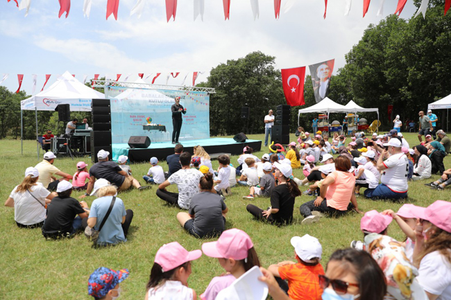 Silivri'de festival tadında şenlik... Çocuklar doyasıya eğlendi