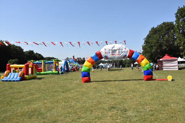 Silivri'de festival tadında şenlik... Çocuklar doyasıya eğlendi