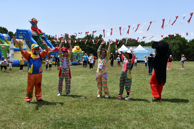 Silivri'de festival tadında şenlik... Çocuklar doyasıya eğlendi