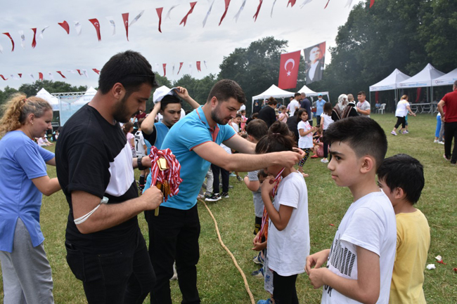 Silivri'de festival tadında şenlik... Çocuklar doyasıya eğlendi