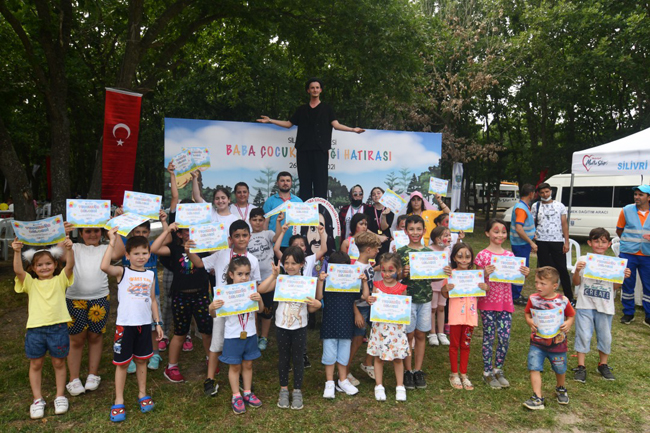 Silivri'de festival tadında şenlik... Çocuklar doyasıya eğlendi