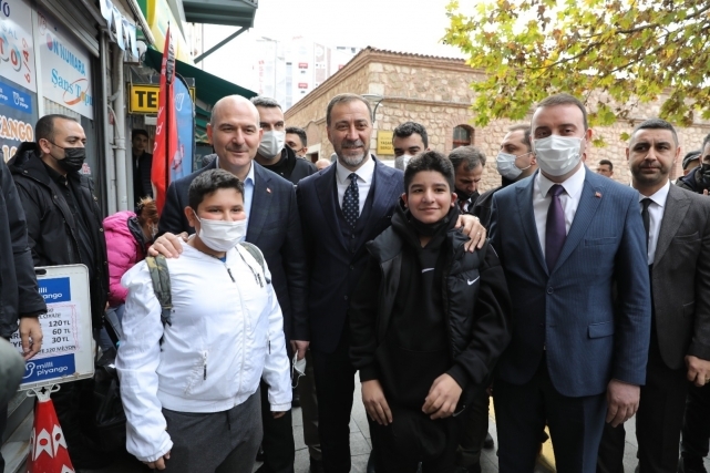 Bakan Soylu Silivri'ye geldi. Müjdeler peş peşe sıralandı