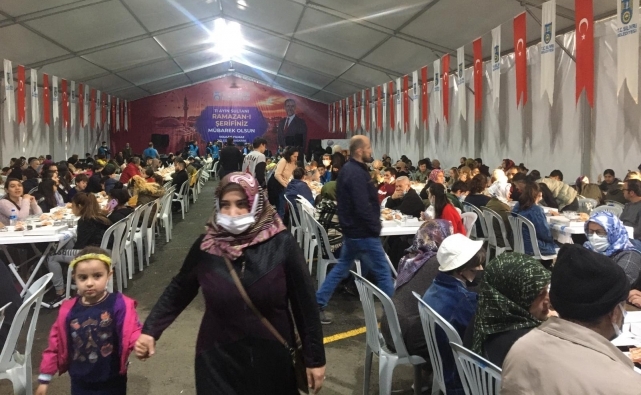 2 Bin kişilik iftar...