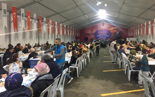 2 Bin kişilik iftar...