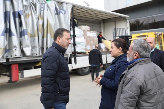 Hatay'a gönderilen 22. tır yola çıktı