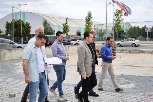 Başkan Balcıoğlu projeleri yerinde inceledi