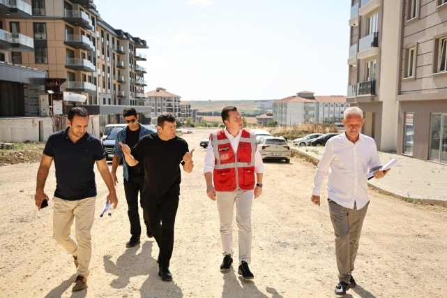 Balcıoğlu sahaya inerek projeleri gezdi