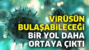 Virüsün bulaşabileceği bir yol daha ortaya çıktı 