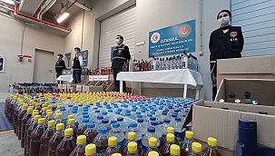 İstanbul'da bin 635 litre sahte içki yakalandı