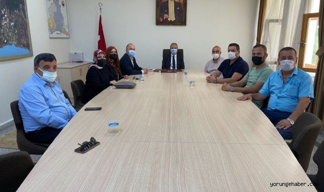 MHP'den Kaymakam Partal'a ziyaret
