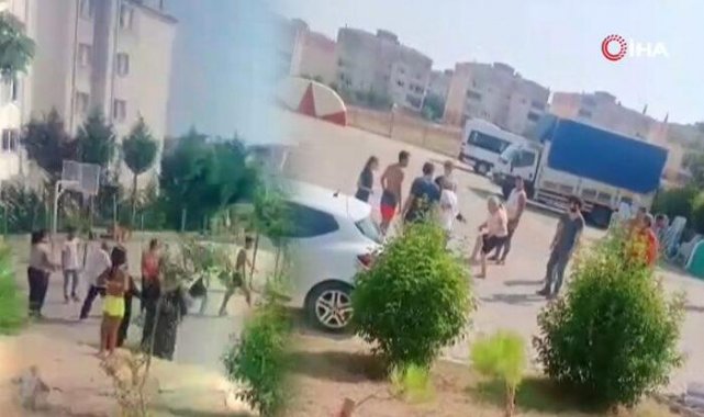 Silivri'de çocuklar kavga etti