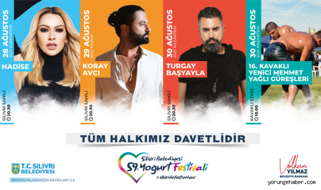 Silivri'de festival dolu dolu yaşanacak