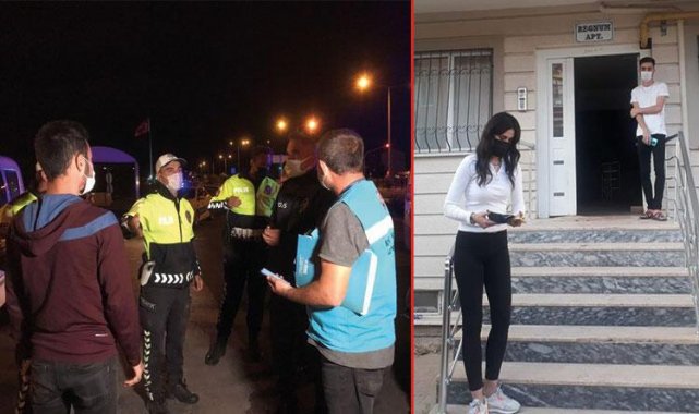 Karantina kurallarına uymayan 2 kişiye cezai işlem yapıldı