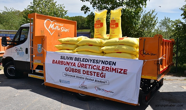 Kadın çiftçilere gübre dağıtıldı