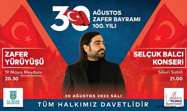 30 Ağustos Silivri'de coşkuyla kutlanacak