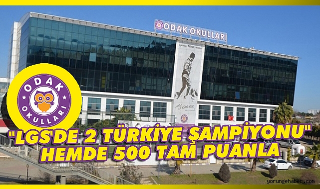 500 tam puanla 2 öğrenci Türkiye şampiyonu