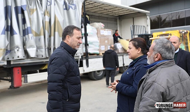 Hatay'a gönderilen 22. tır yola çıktı