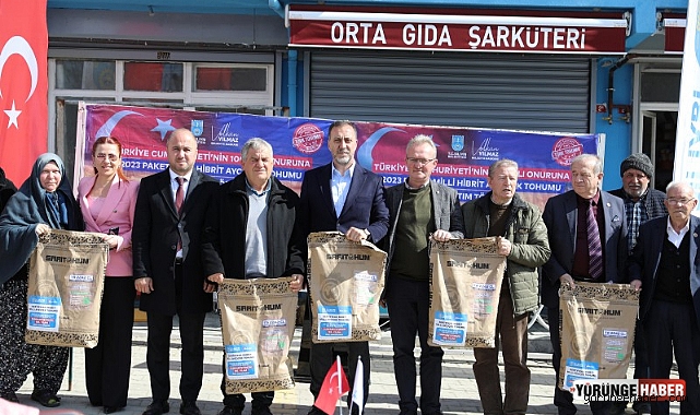Silivri'de milli ayçiçek tohumu dağıtımları devam ediyor