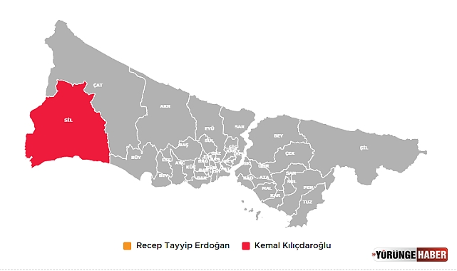 Silivri'de seçim sonuçları