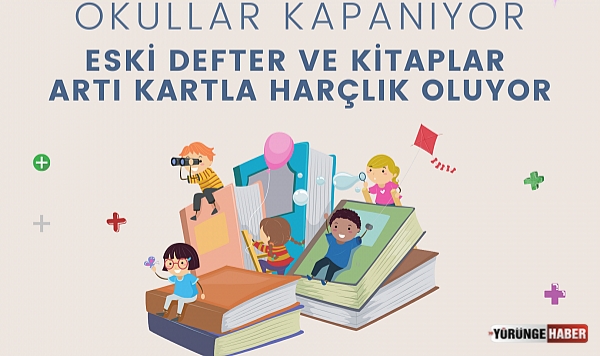 Silivri'de eski defter ve kitaplar artı kart ile haçlık oluyor