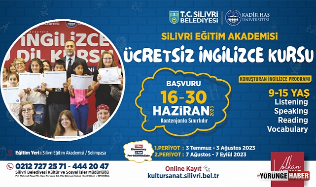 Ücretsiz İngilizce Kursu'nda kayıt dönemi başladı