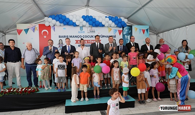 Barış Manço Kütüphanesi ve etkinlik alanına görkemli açılış