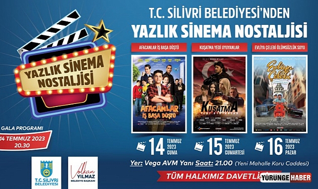 Silivri'de yazlık sinema heyecanı başlıyor
