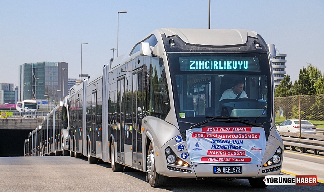 Yeni metrobüsler sefere başladı