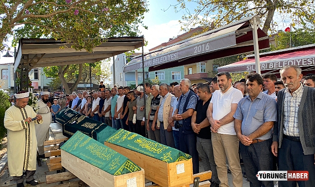 Çatalca kazasında vefat eden 3’ü kardeş 4 kişi Çanta’da toprağa verildi
