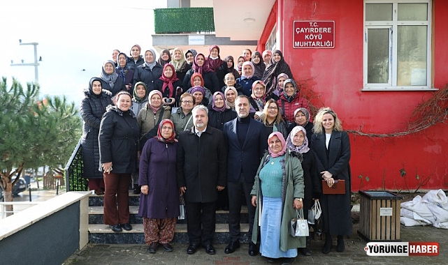 Başkan Yılmaz Çayırdereli kadınlarla buluştu