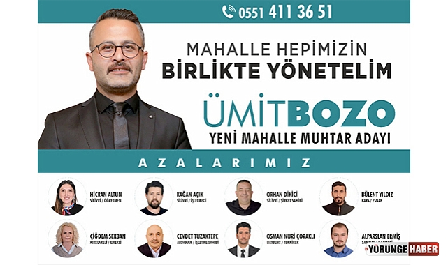 'Gelişen ve büyüyen mahallemize hizmet için adayım'