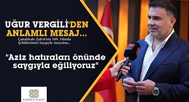 Vergili, "Aziz hatıraları önünde saygıyla eğiliyoruz"