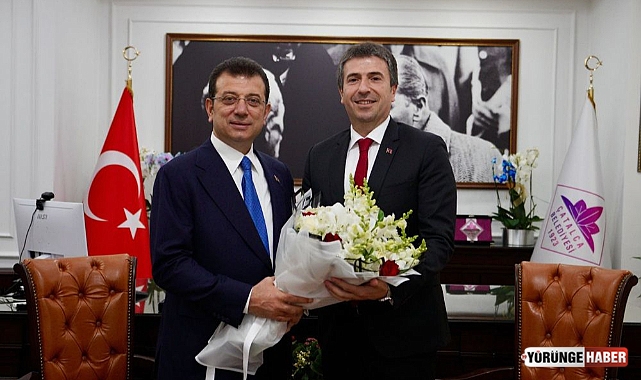 İmamoğlu'ndan Güzel'e tebrik ziyareti