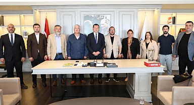 Kent Konseyi yönetiminden Balcıoğlu'na ziyaret