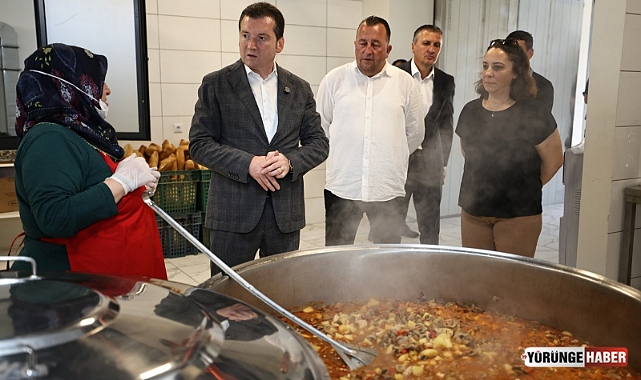 Balcıoğlu aşevini ziyaret etti