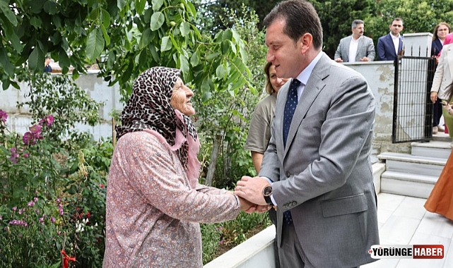 Balcıoğlu’ndan şehit annesine anlamlı ziyareti