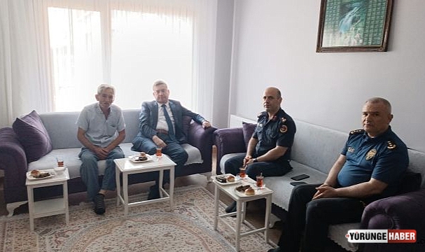 Kaymakam Toğan şehit ailelerini ziyaret etti