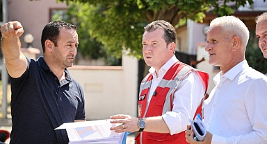 Balcıoğlu sahaya inerek projeleri gezdi