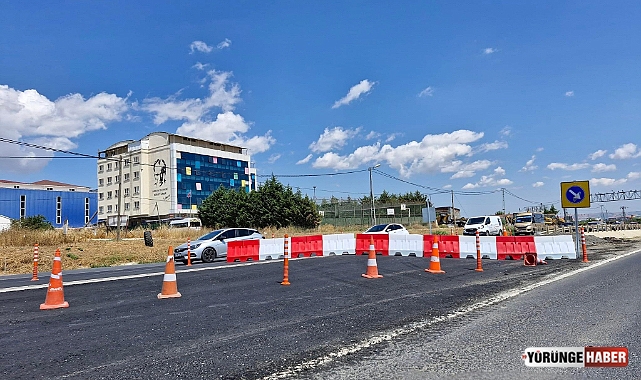 O Projede Yeni Etap Başladı! Trafik tek yolda birleşti