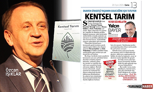 Özcan Işıklar'dan Sürdürülebilir Geleceğe Işık Tutan Kitap