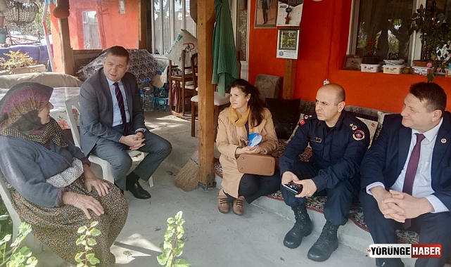 Kaymakam Tolga Toğan, mahalle ziyaretleri gerçekleştirdi