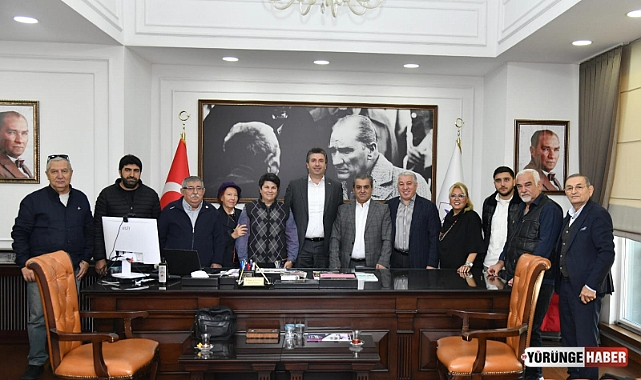 Gazetecilerden Erhan Güzel'e ziyaret